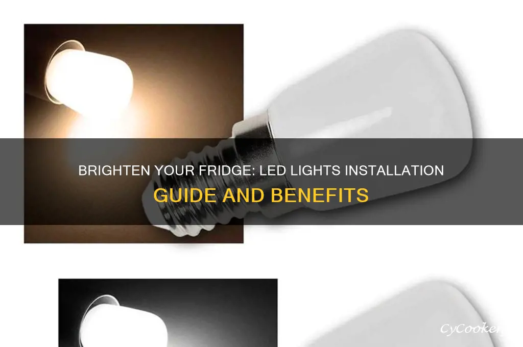 can i put led lights in my refrigerator