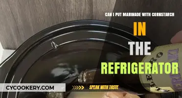Refrigerating Cornstarch Marinade: Safe Storage Tips for Perfect Results