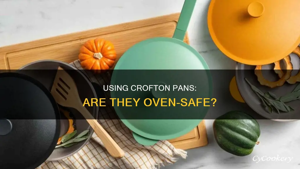can I put my crofton pan in the oven