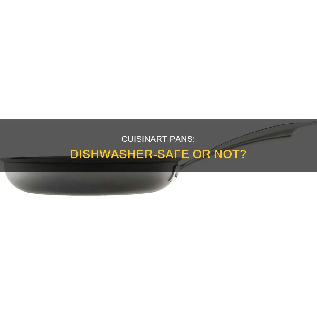 can I put my cuisinart pan in the dishwasher