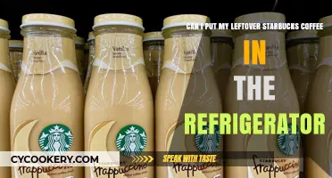 Refrigerating Starbucks Leftovers: A Guide to Storing Your Coffee