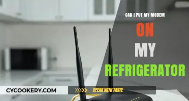 Can You Safely Place Your Modem on the Refrigerator?