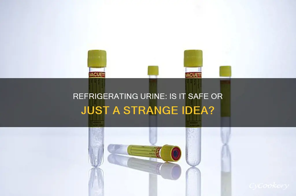 can i put my pee in the refrigerator