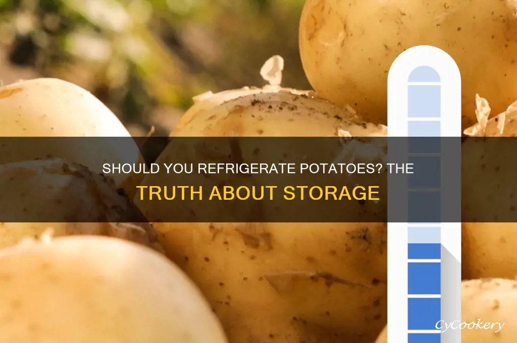 can i put my potatoes in the refrigerator
