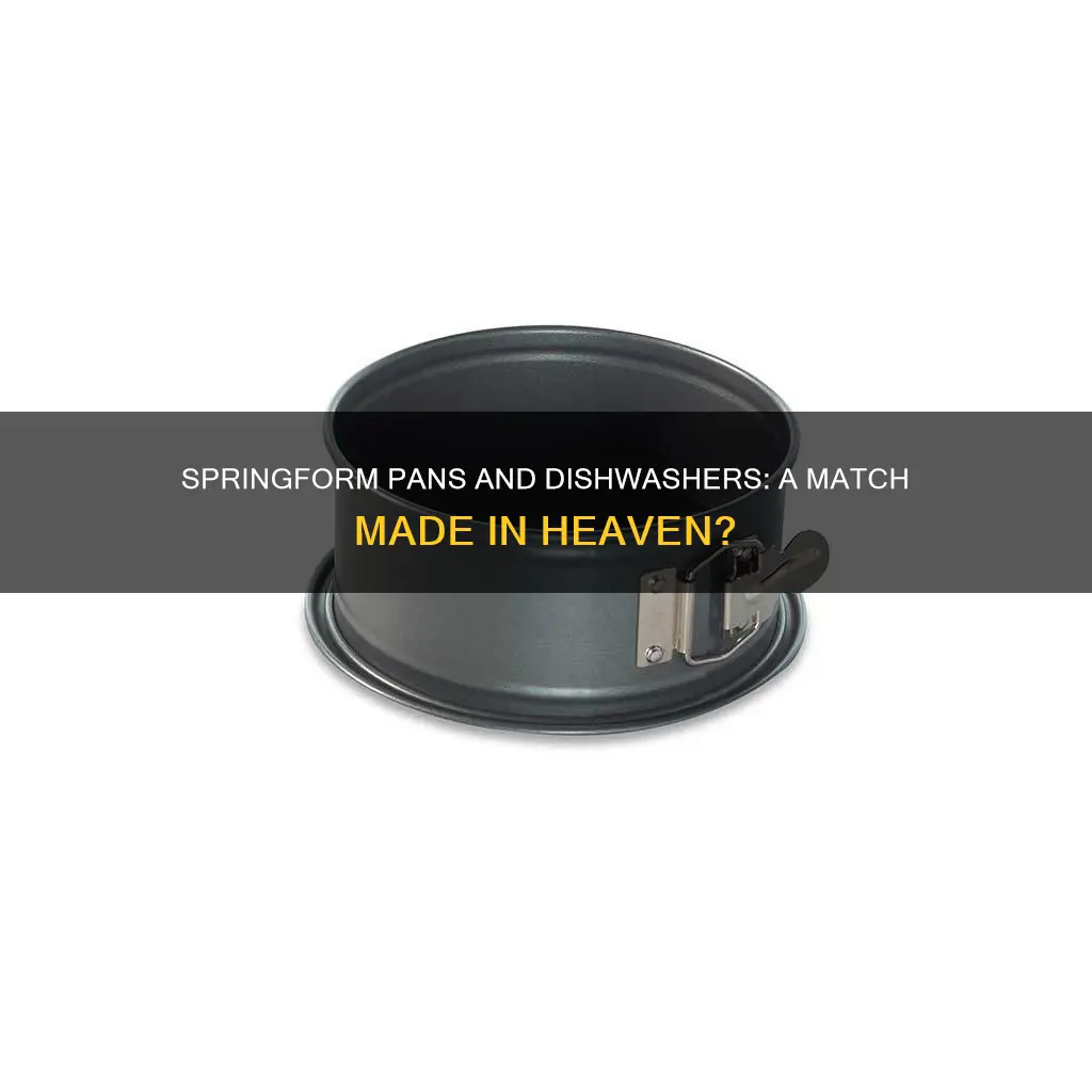 can I put my springform pan in the dishwasher
