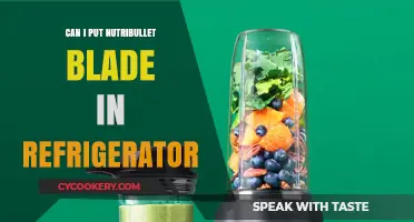 Can You Safely Refrigerate Your Nutribullet Blade? Quick Tips
