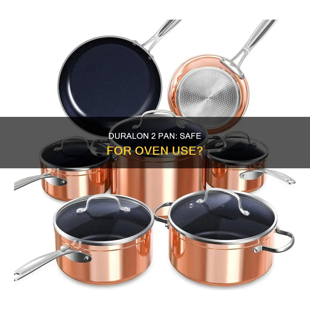 can I put nuwave duralon 2 pan in ovan