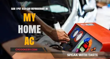 Is It Safe to Use Old Car Refrigerant in Home AC Systems?