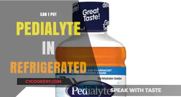 Can You Refrigerate Pedialyte? Storage Tips for Optimal Hydration