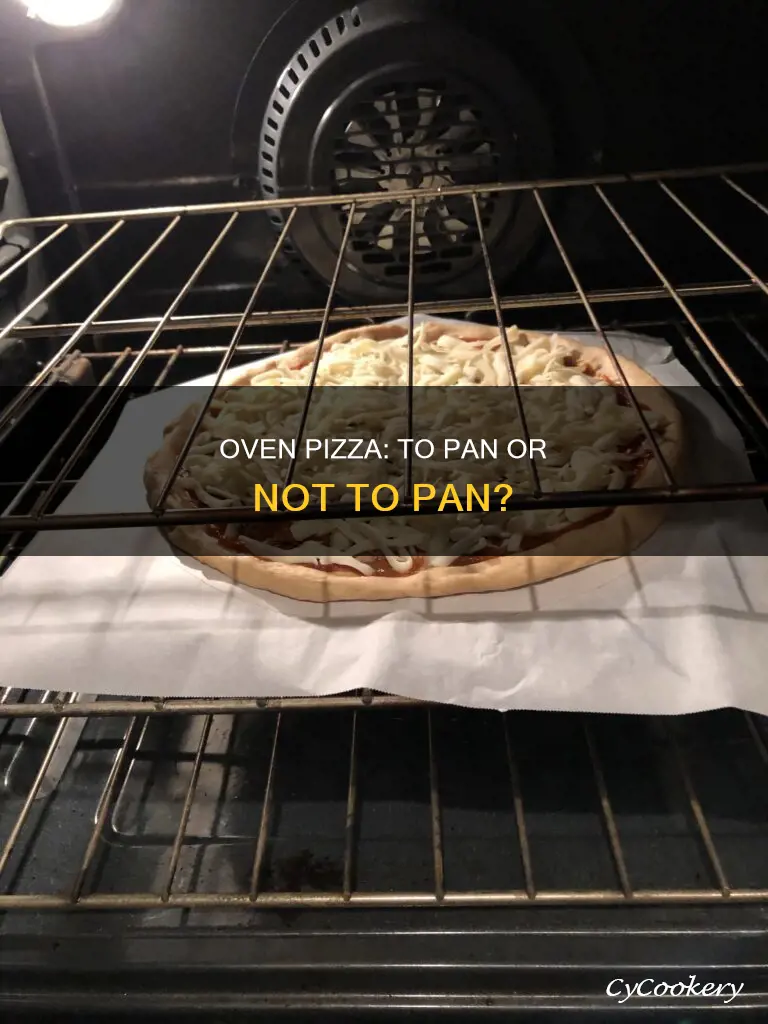 can I put pizza in oven without pan