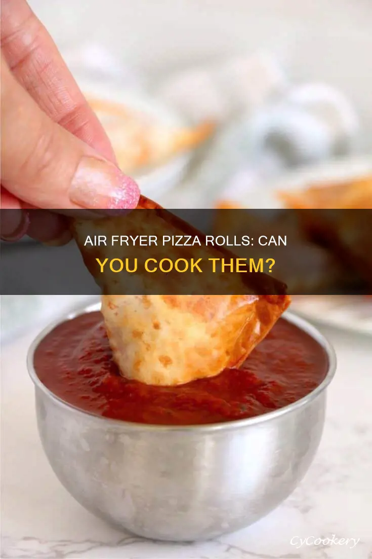 can i put pizza rolls in the air fryer