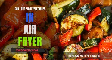 Air Fryer Veggies: Plain or Seasoned?