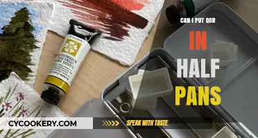 Filling Half-Pans with Qor Watercolors: Is It Possible?