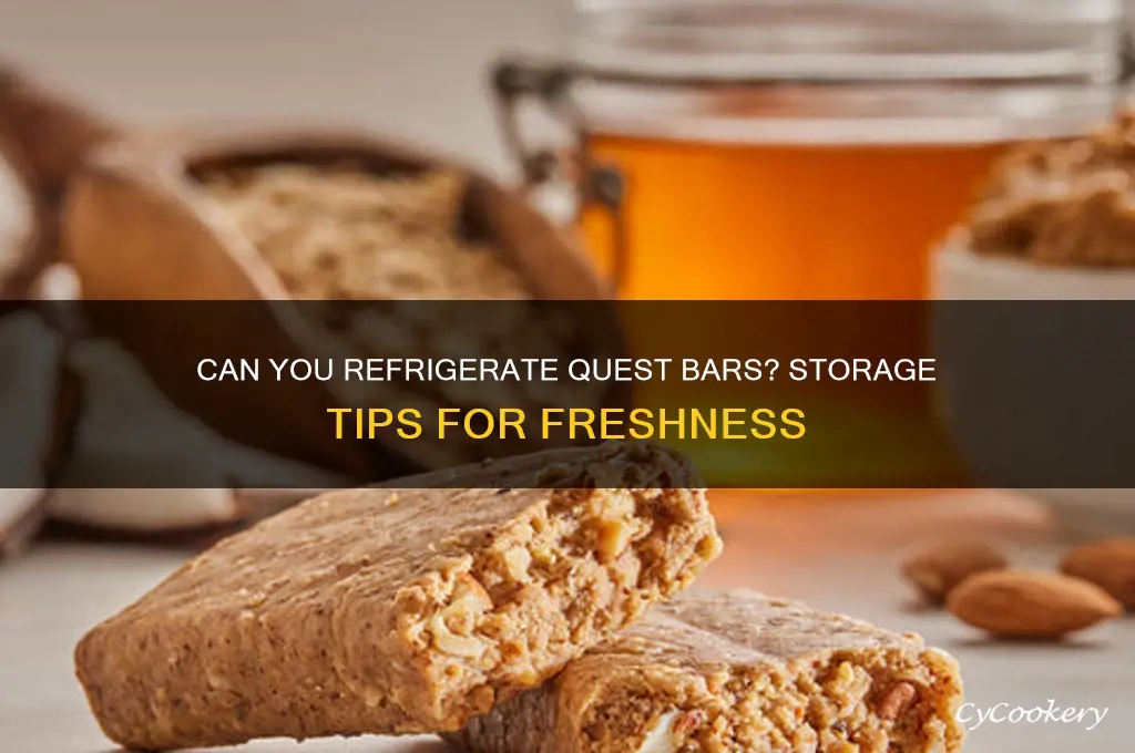 can i put quest bars in refrigerator