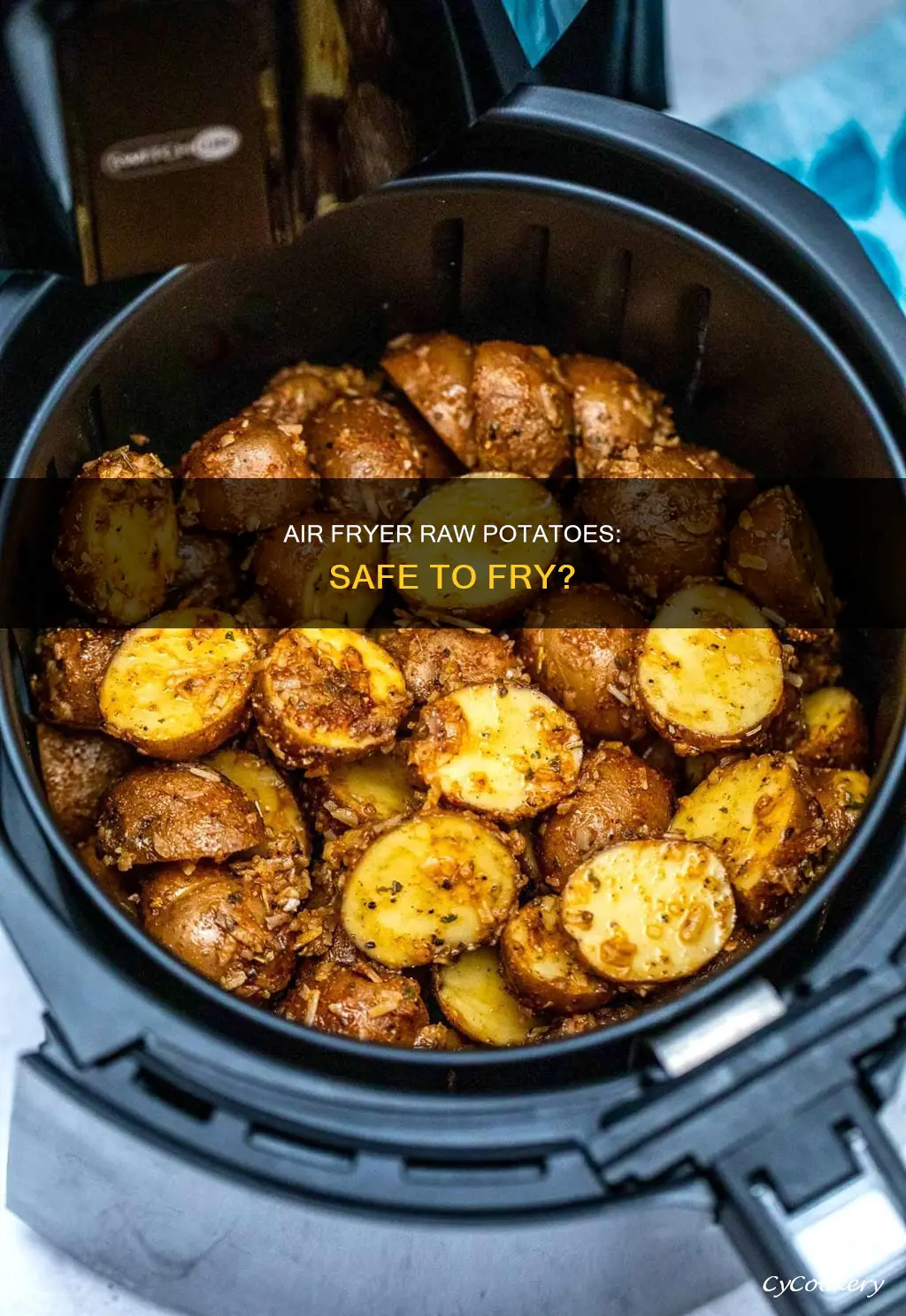 can i put raw potatoes in the air fryer