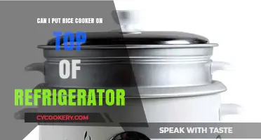 Is It Safe to Place Your Rice Cooker on the Refrigerator?
