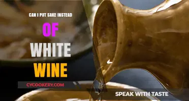 Sake as White Wine Substitute: Enhancing Recipes with Japanese Flair