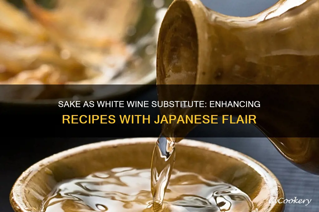 can i put sake instead of white wine
