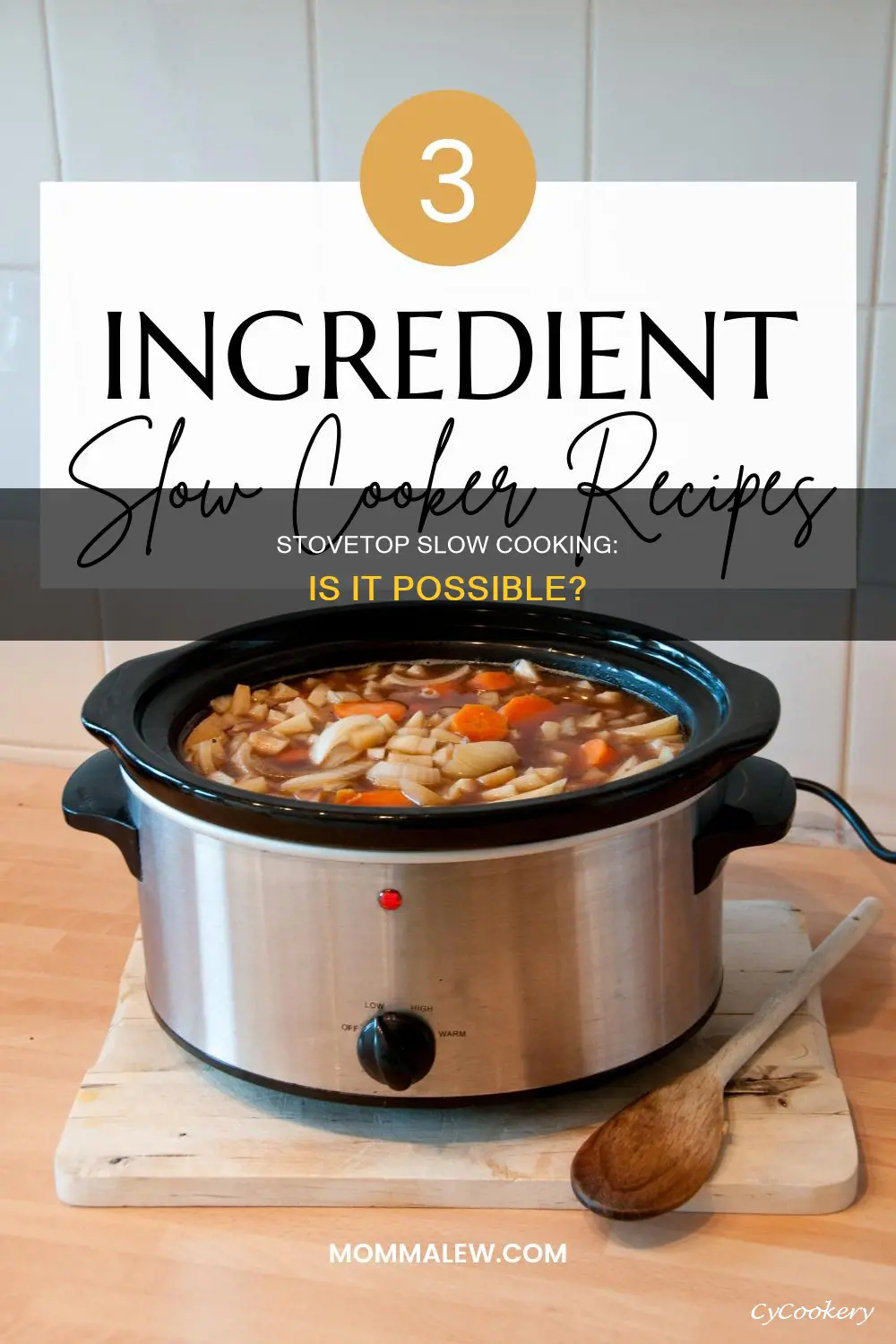 can I put slow cooker pot on stove