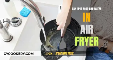 Soap and Water in Air Fryer: Safe or Not?