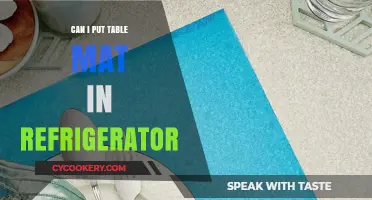 Can Table Mats Go in the Fridge? Safety Tips Revealed