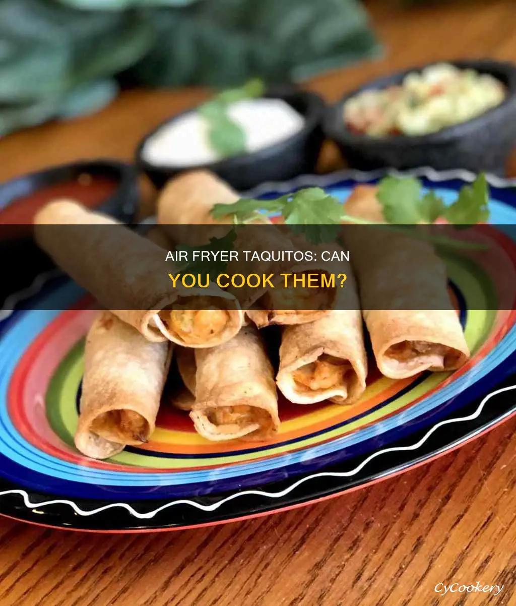 can i put taquitos in the air fryer