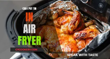 Tin in Air Fryer: Safe or Not?