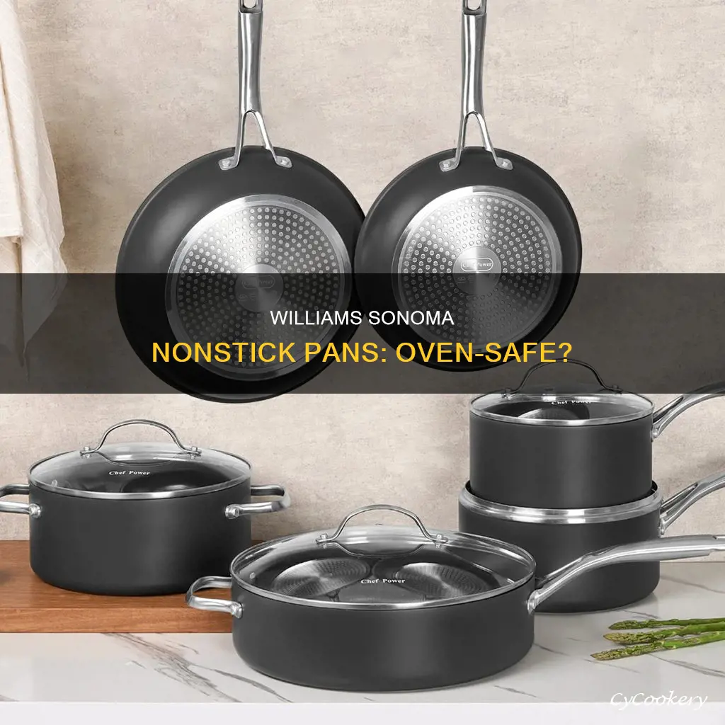 can I put williams sonoma nonstick pan in oven