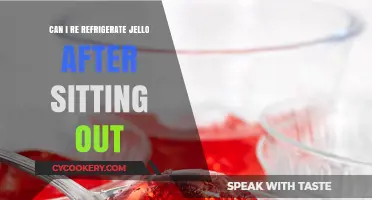 Can You Safely Re-Refrigerate Jello After It's Been Left Out?