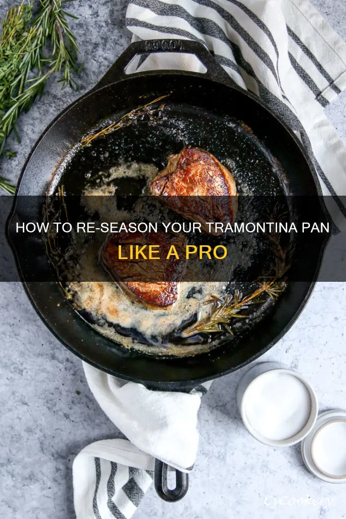 can I re season my tramontina pan