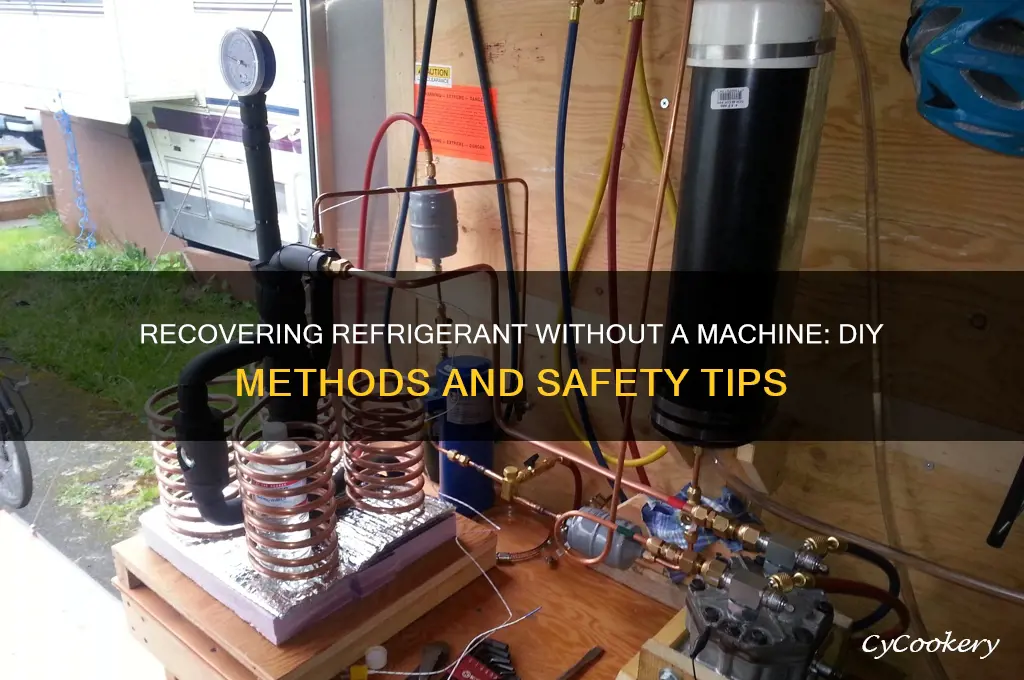 can i recover refrigerant without a recovery machine