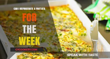 Refrigerating Frittata: A Week-Long Meal Prep Guide