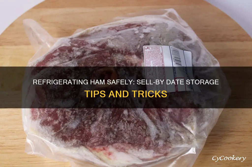 can i refrigerate a ham till the sell-by date