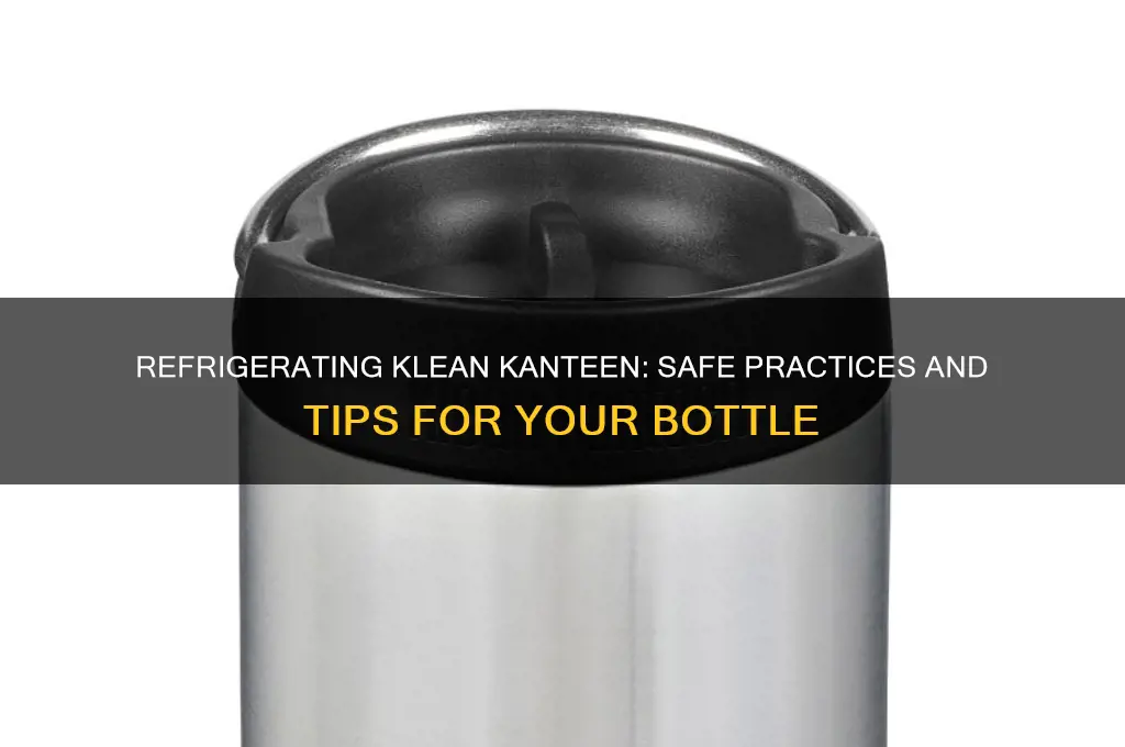 can i refrigerate a klean kanteen