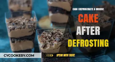 Refrigerating Moose Cake After Defrosting: Best Practices and Tips