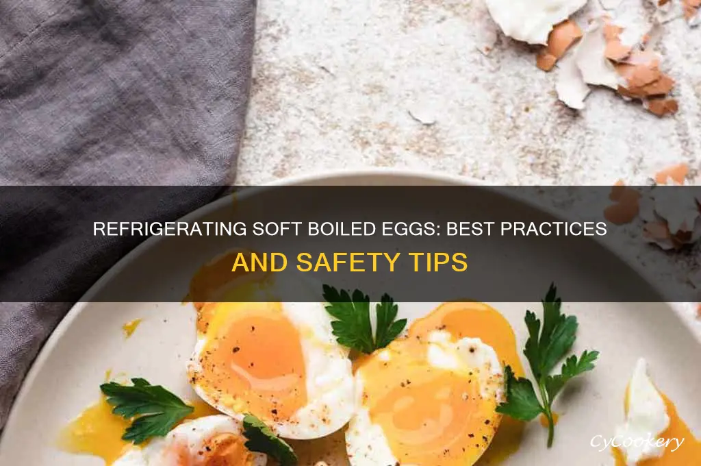 can i refrigerate a soft boiled egg
