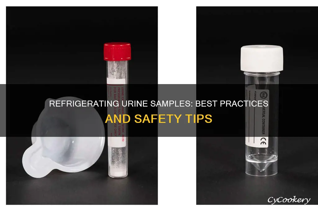 can i refrigerate a urine sample