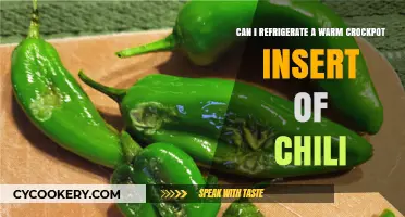 Refrigerating Warm Crockpot Chili: Safe Practices and Cooling Tips