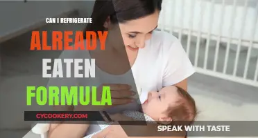 Refrigerating Leftover Baby Formula: Safety Tips and Best Practices