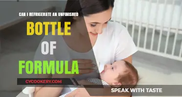 Refrigerating Unfinished Formula: Safe Practices for Baby's Nutrition
