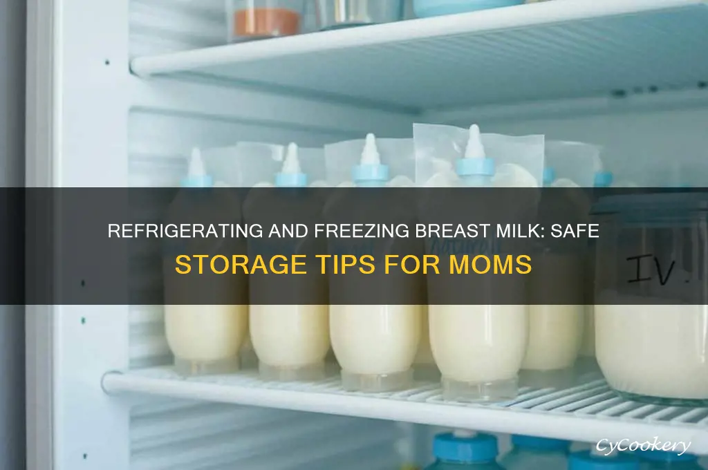 can i refrigerate and then freeze breast milk