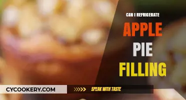 Refrigerating Apple Pie Filling: Tips for Freshness and Flavor Preservation