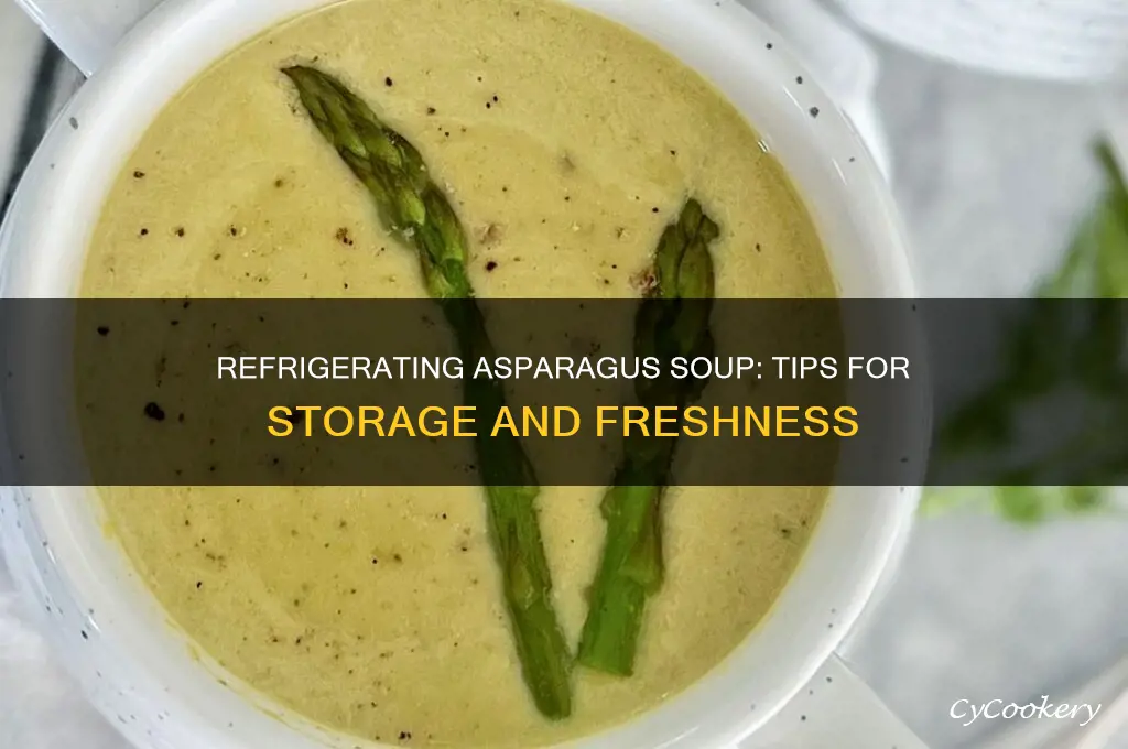 can i refrigerate asparagus soup