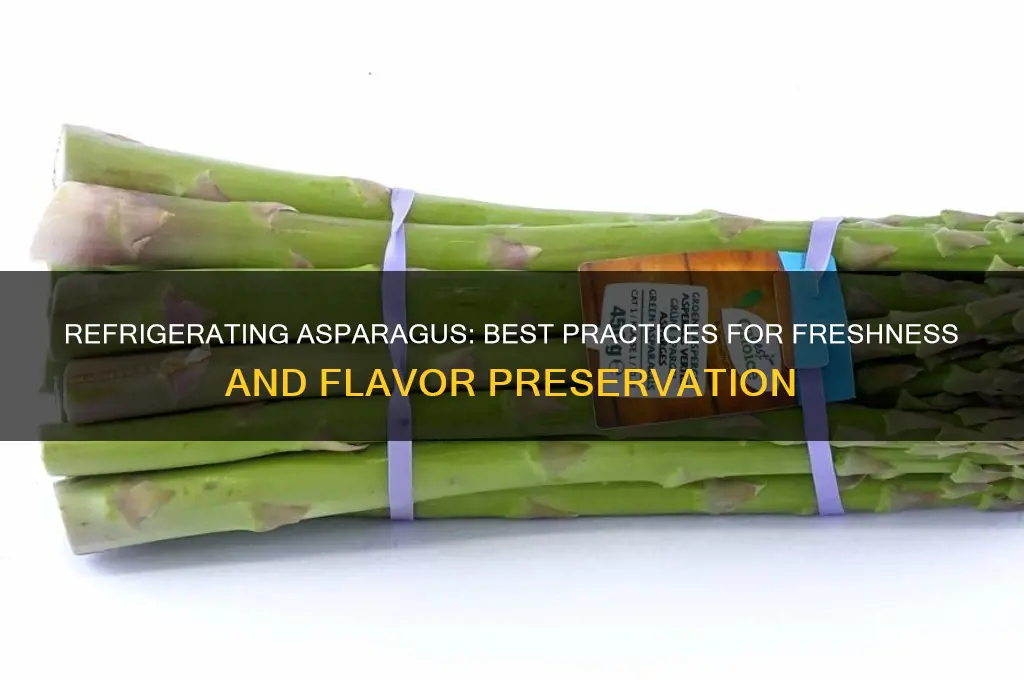 can i refrigerate asparagus