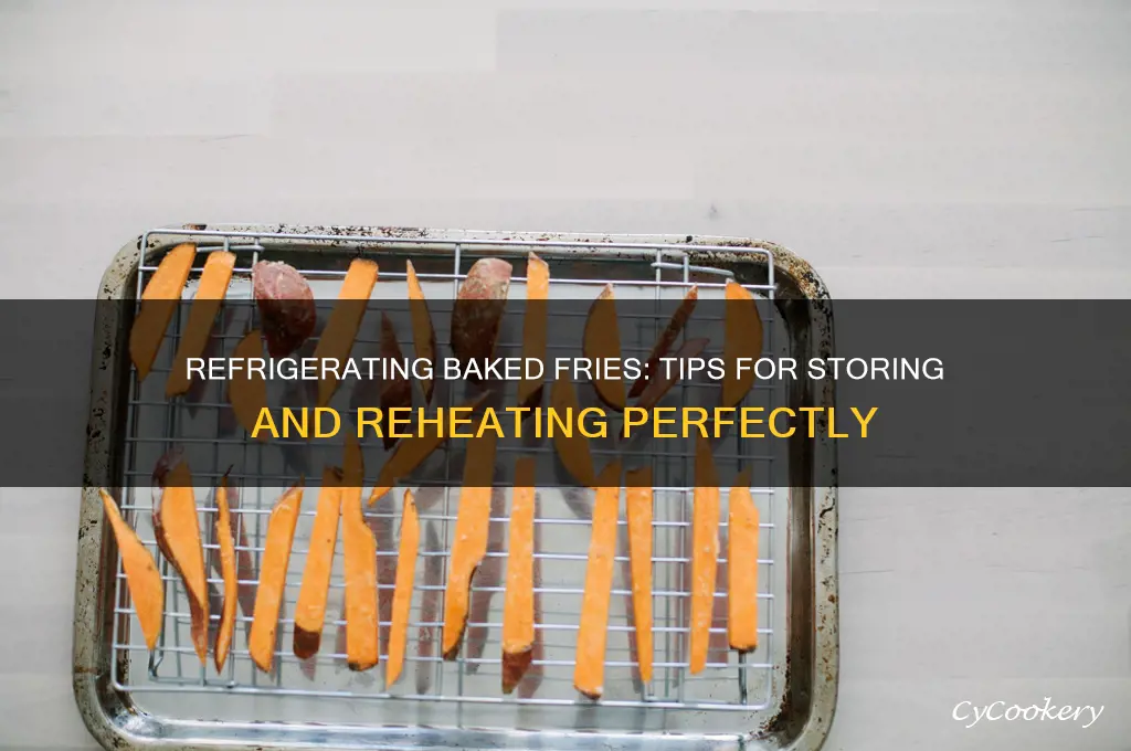 can i refrigerate baked fries