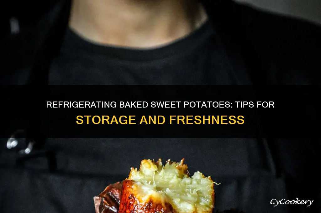 can i refrigerate baked sweet potatoes