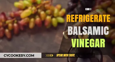 Refrigerating Balsamic Vinegar: Necessary or Not? Expert Tips Inside