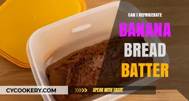 Refrigerating Banana Bread Batter: Tips for Freshness and Flavor