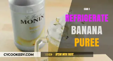 Refrigerating Banana Puree: Tips for Freshness and Storage Solutions