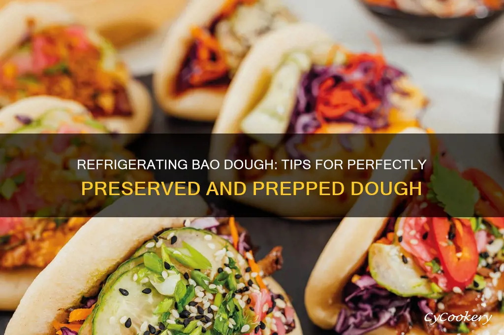 can i refrigerate bao dough